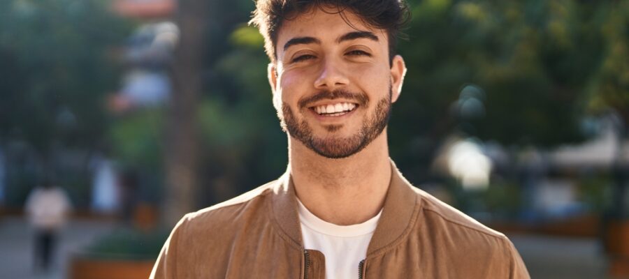 Man with pain relief after steroid treatment for TMJ in New Jersey