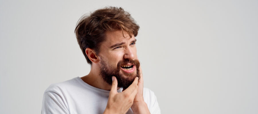 Man with tmj pain in New Jersey